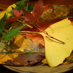 2016年10月_八寸は紅葉で覆われて登場