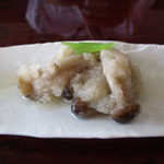日本料理 竹生島 - 秋彩ランチ　前菜はしめじの梨みぞれかけ