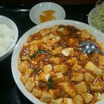 福満園 - 麻婆豆腐ランチ750円（税込）こちらにあと、ラーメンで全てです。