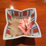 鮨芳 - 突出しです。