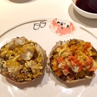 中国飯店 富麗華 - オス（左）メス（右）食べ比べ！