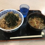 そば処吉野家 - 辛味肉つけそば630円