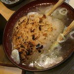 やきとり良太 - スープに入れておじや的に頂くと絶品です。