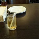 ナポリピッツァ Pizzeria la Rossa - ドリンクバーの白ブドウジュース？