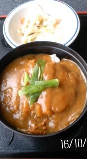 Resutorankirari - きらりで、カツカレー丼。570円。