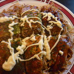 Okonomiyaki Poplar - 広島風そば玉（マヨネーズをかけました）