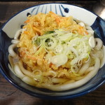 二階　めん処つるや - 天ぷらうどん　\400