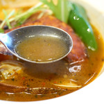 イエローカンパニー - レベル３・中辛のスープはこんな感じ