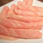 火鍋 小肥羊 - 国産鳥モモ肉 600yen('16.09)