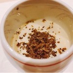 鮨 竜介 - 2016.10.  フォワグラとトリュフの茶碗蒸し