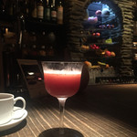 Bar Amber - 無花果と焙じ茶のカクテル