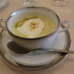 さつまいものスープ　ローズマリー風味