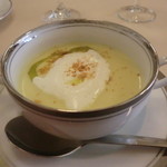 フレンチサック - さつまいものスープ　ローズマリー風味