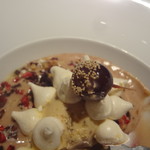 レストランエール - ー195℃液体窒素をかけられた、モンブラン