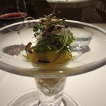 レストランエール - スペシャリテ：秋田県産の野菜をつかったパフェ