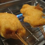 Kushikatsu Dengana - エリンギ　＠￥120-