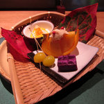 懐石カフェ 蛙吉 - 10年11月　錦秋八寸