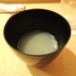 鮨 あらい - シジミ汁