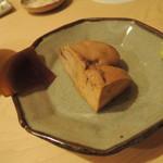 鮨 あらい - あん肝に奈良漬け