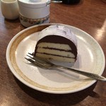 珈琲 森の時計 - 「雪解け」チョコレートガナッシュのケーキ