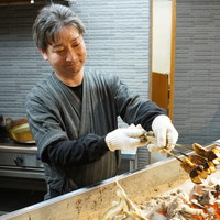 柳家錦 - 2016.10松茸を焼く店主