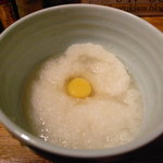 鳥重 - おろし（うずら入り）