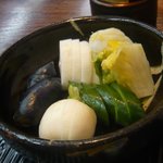 利久庵 - 上新香４５０円★★★★