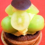 パティスリー アンシャンテ - マスカットのタルト　￥４２０