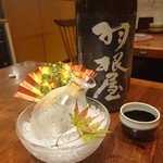 Tanimachi Nichoume Taimeshiya Hanabi - 羽根屋　純米吟醸ひやおろし　    富美菊酒造(富山)