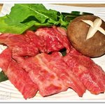 しゃぶしゃぶすき焼き ふうふう亭 縁席 - 飛騨牛のカルビとロース（焼肉用）