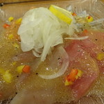 浜焼きしんちゃん - 海鮮カルパッチョ980円