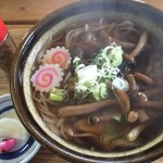 笠岳峠の茶屋 - 熱々きのこそば（800円）