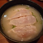 鶏一途 - 霜降り地鶏のスープ茶漬け