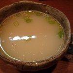 鶏一途 - 濃厚地鶏のスープ