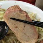 ラーメン二郎 - 【2016.10.7】小ぶりなブタ。