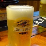 成吉思汗 大黒屋 - まずは「生ビール」^^490円