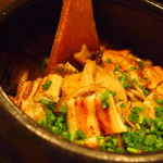 [Seasonally limited] Western-style clay pot rice with conger eel and mushrooms