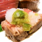 STEAK-KAPPO  TSUKI - 薬味だけでも美味しかったよ♪♪