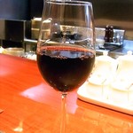 STEAK-KAPPO  TSUKI - 赤ワイン　￥８００×２杯　スパークリングワインもＧ￥８００