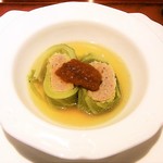 STEAK-KAPPO  TSUKI - 地鶏？のロールキャベツ