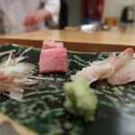 寿司処静 - トロとヒラメ　　
      2016.08