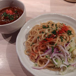 アジトイズム - 【イレギュラー】つけ麺ハヤシ（800円）＋〆のリゾット（200円）