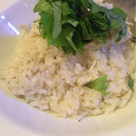芳本 - 釜揚げシラスと大葉のリゾット