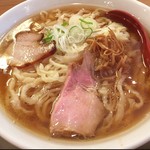 喜多方らーめん(醤油)大盛('16.10訪問時)