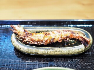 Tamawarai - 海老の味噌漬け焼き