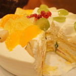 ザ・カフェ(グランドプリンスホテル大阪ベイ) - フルーツショートケーキ