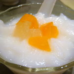 牡丹園 - ランチセットの杏仁豆腐