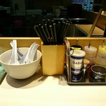 煮干し中華そば一燈 - カウンターセット