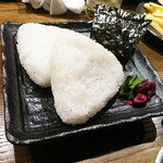 天びん棒 - おにぎりが大きい♪