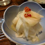 旬魚菜 しら川 - カブの浅漬け